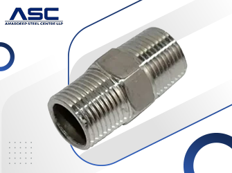 ASTM A182 SS 321 Threaded Hex Nipple